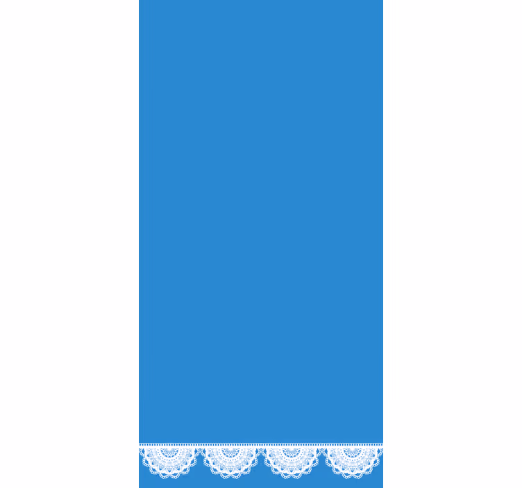 Rollo Fenster Muster farbton mit spitzendetails - TenStickers