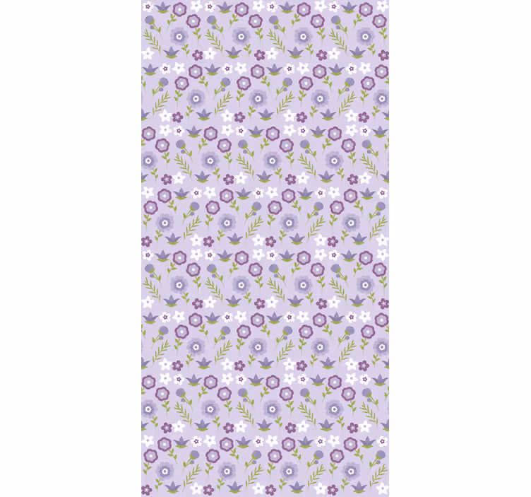 Rollo Fenster Blumen blumenmuster harmonie - TenStickers