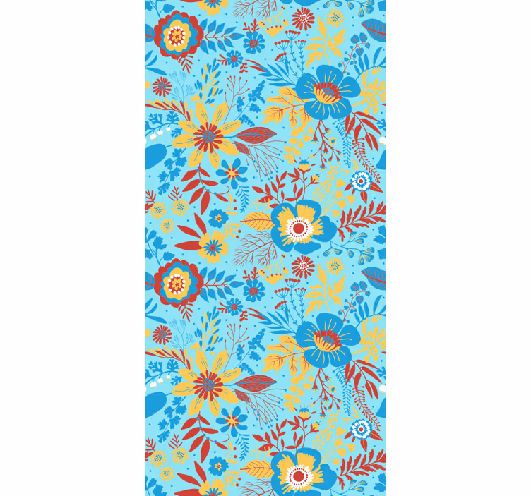 Rollo Fenster Blumen botanische musteranzeige - TenStickers