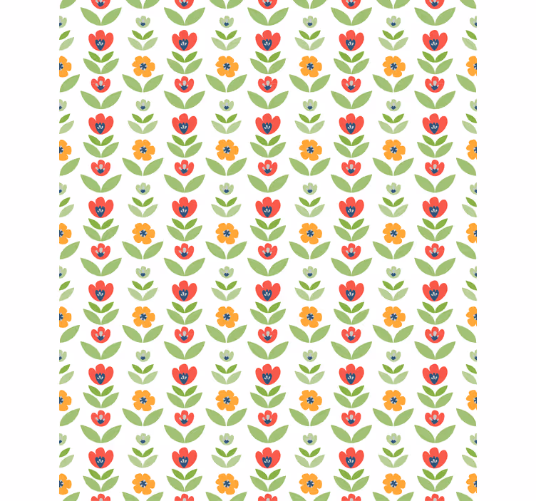 Rollo Fenster Blumen und Pflanzen bezauberndes blumenmuster - TenStickers