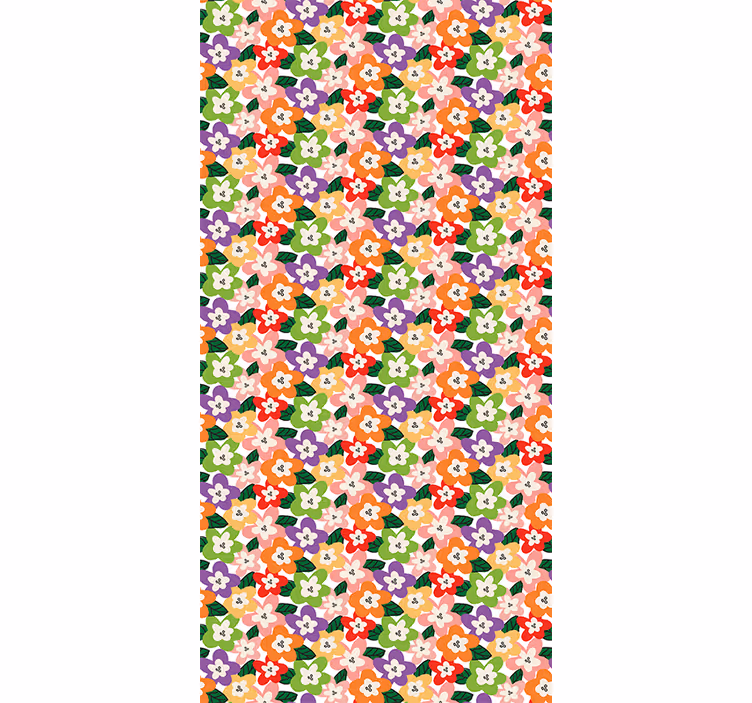 Rollo Fenster Blumen und Pflanzen blühendes arrangement - TenStickers
