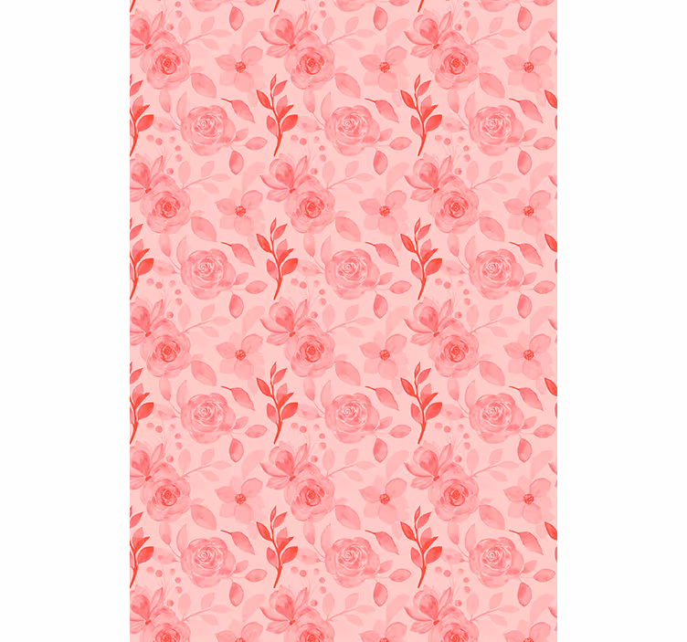 Rollo Fenster Blumen romantisches rosenmuster - TenStickers
