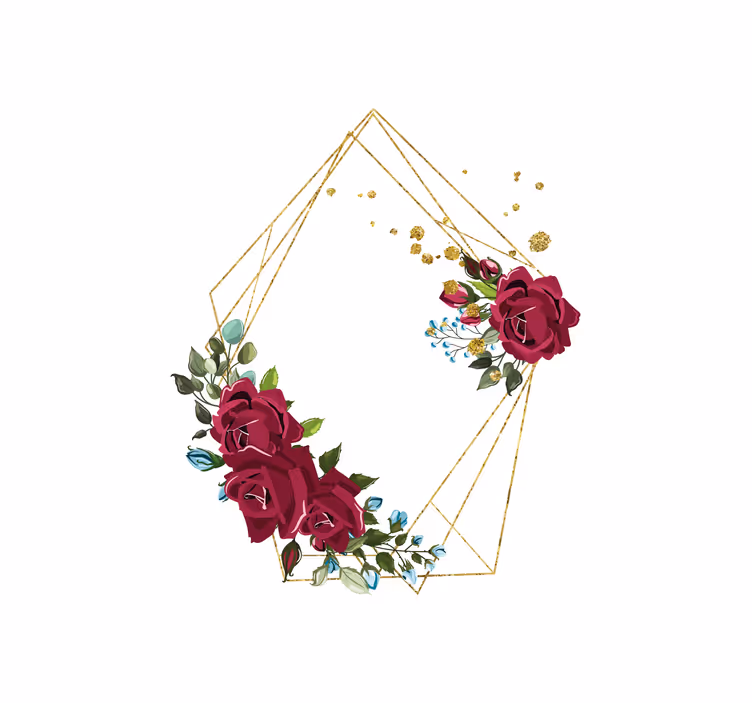 Fenster Rollo Elegant rosen-blumenarrangement - TenStickers