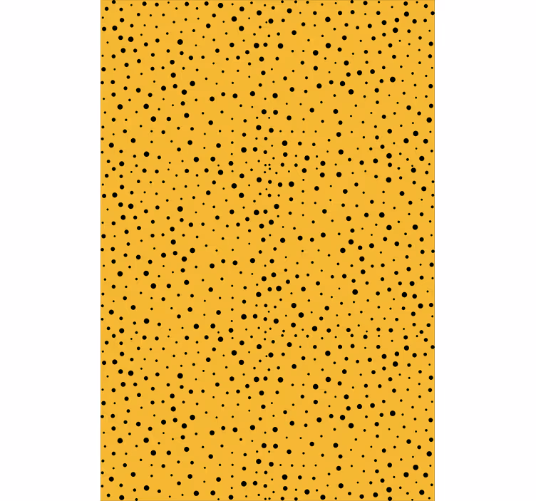 Rollo Fenster innen Farben gepunktetes gelbes design - TenStickers