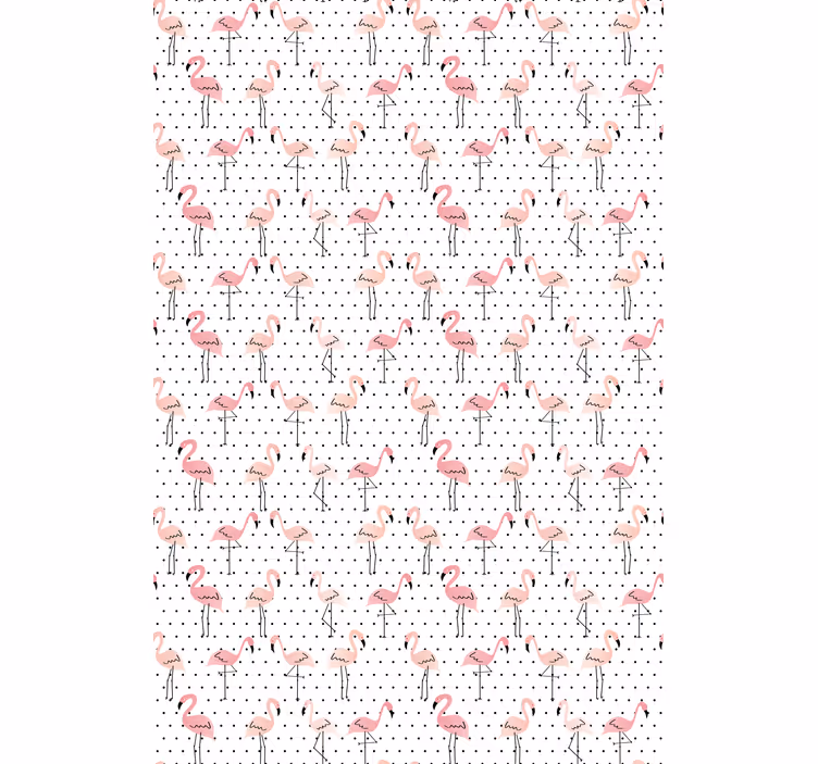 Rollo Fenster Tiere flamingo-muster - TenStickers