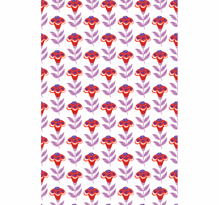 Rollo Fenster Blumen und Pflanzen lebendiges blumenthema - TenStickers