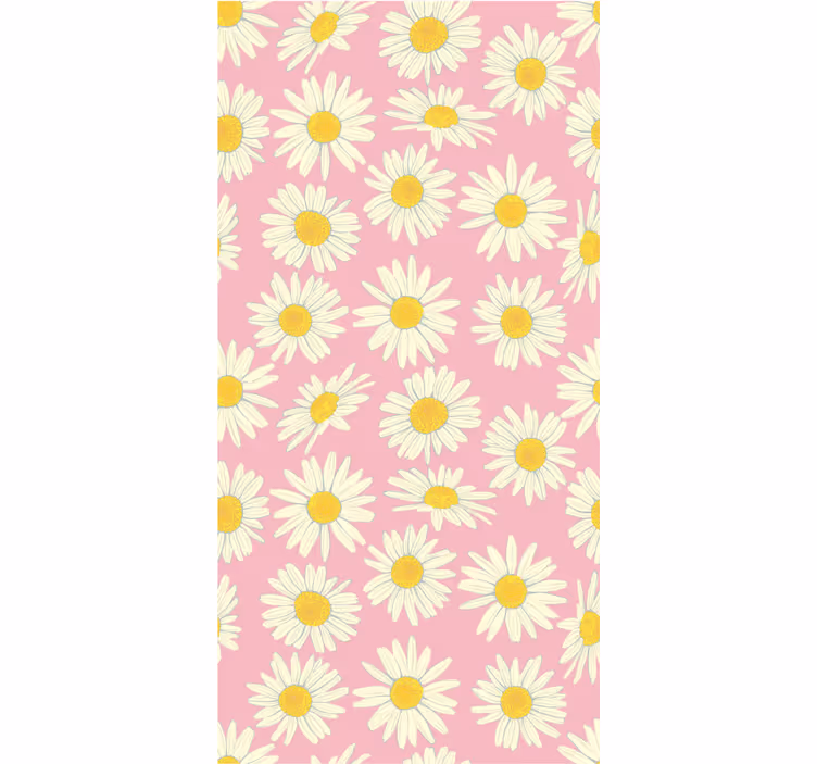 Rollo Fenster Blumen und Pflanzen gänseblümchen muster blüte - TenStickers
