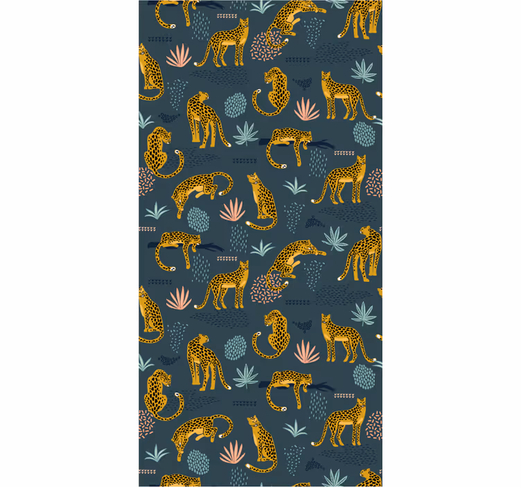 Rollo Fenster Tiere leoparden-dschungel-print - TenStickers