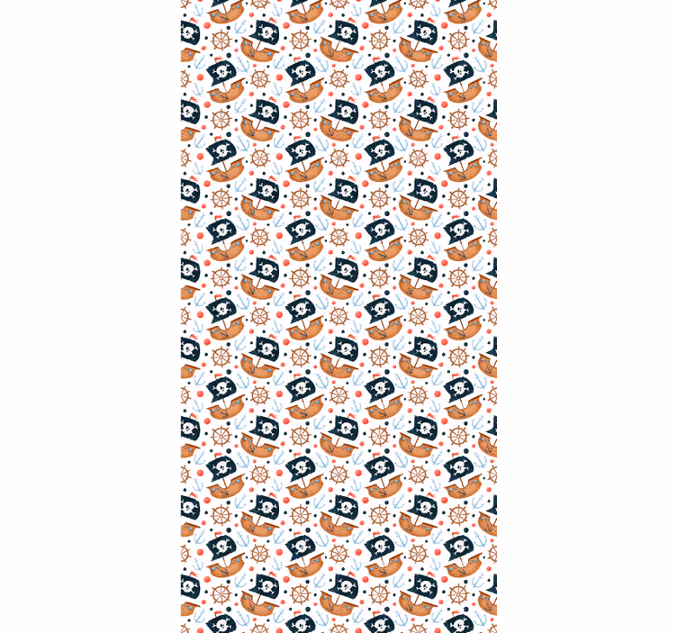 Rollo Fenster Kinderzimmer piratenschiff-muster - TenStickers