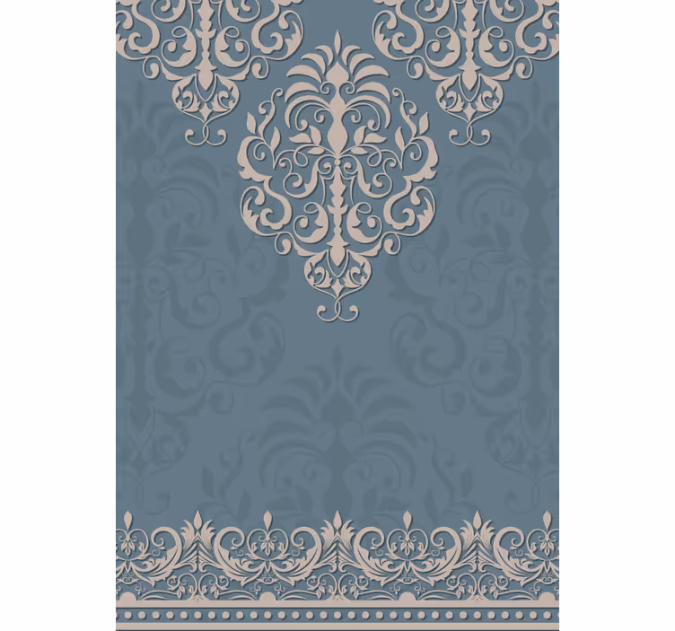 Fenster Rollo Elegant zeitloses damastmotiv - TenStickers