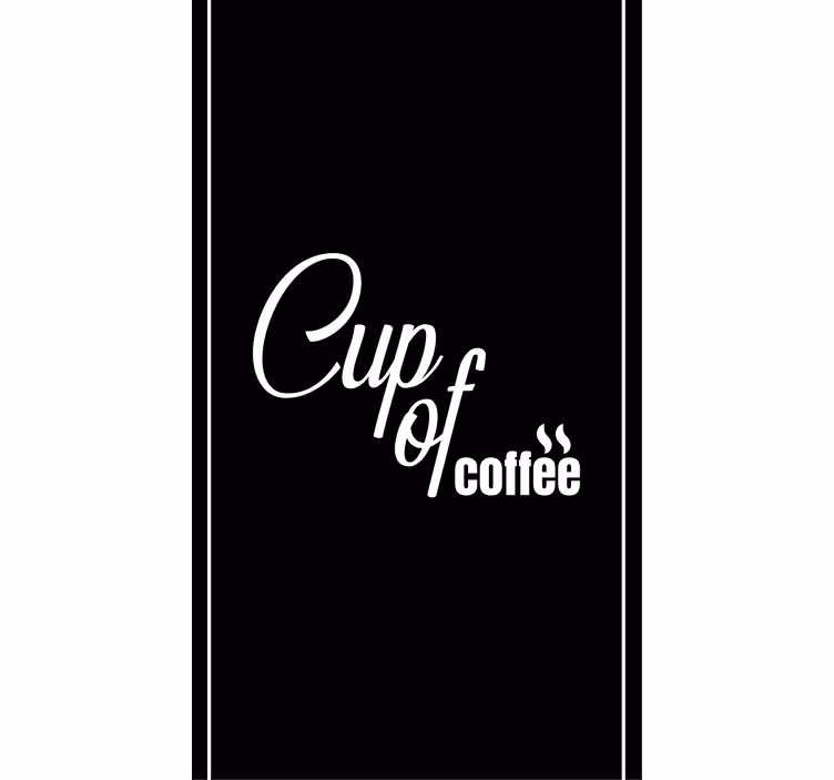 Rollo für Küche tasse kaffee - TenStickers