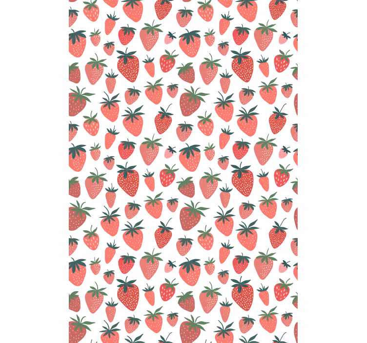 Rollo fenster obst mit erdbeermuster design - TenStickers