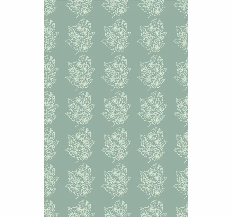 Rollo Fenster Blumen und Pflanzen florales blattmuster - TenStickers