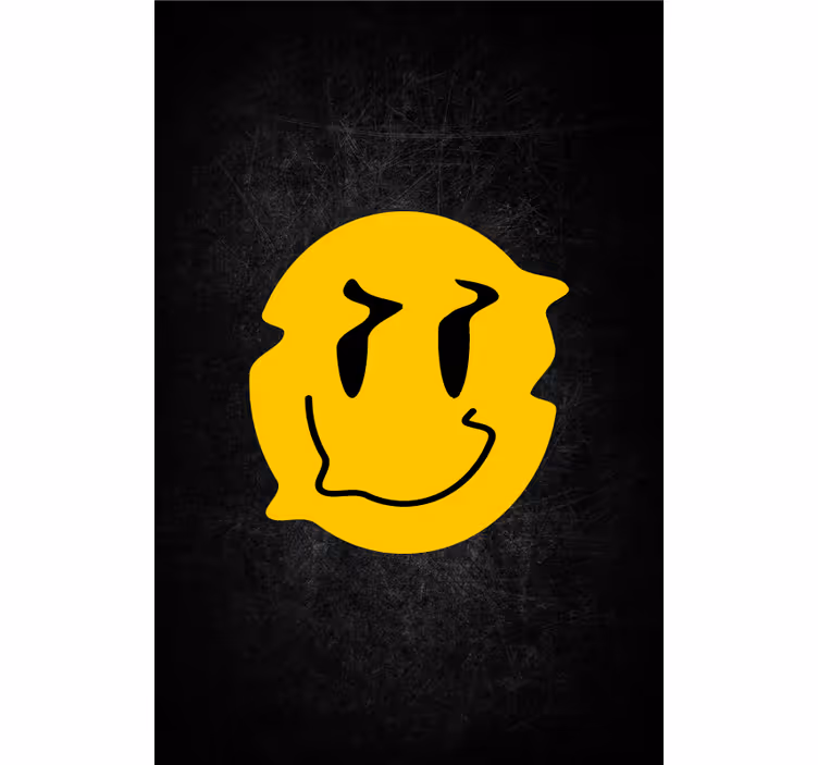 Rollo fenster gamer mit smiley-gesicht design - TenStickers