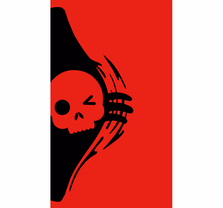 Rollo Fenster Gamer totenkopf-emblem-design - TenStickers