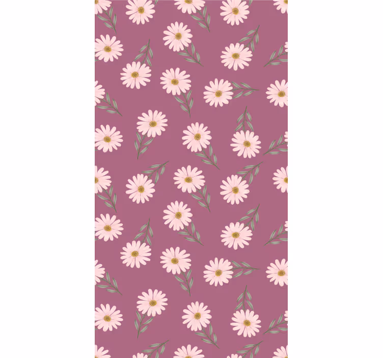 Rollo fenster blumen und pflanzen gänseblümchen motiv - TenStickers