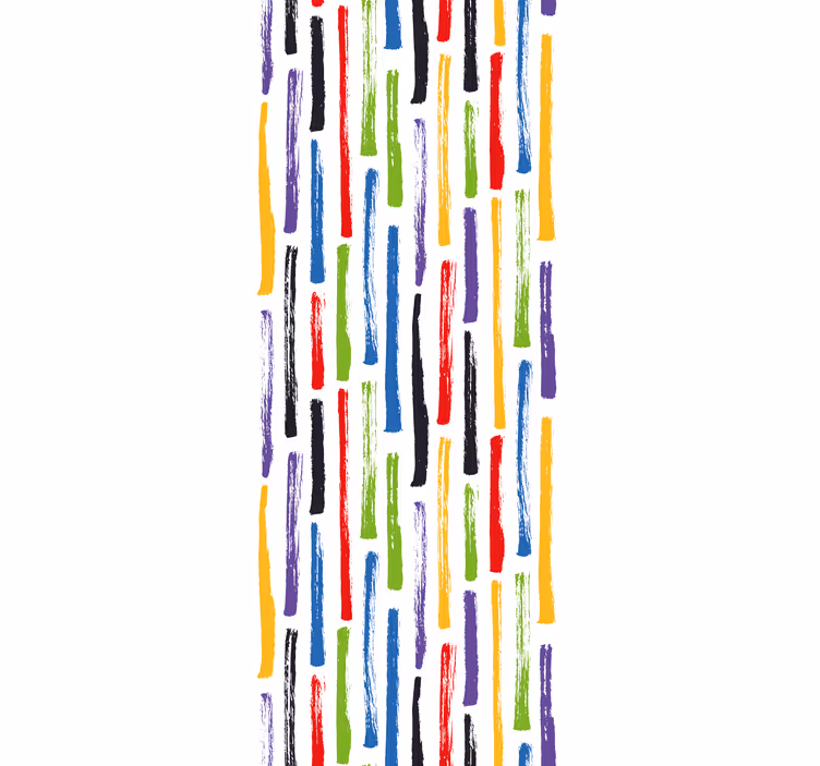 Weitere Fenster Rollos bunte pinselstriche - TenStickers