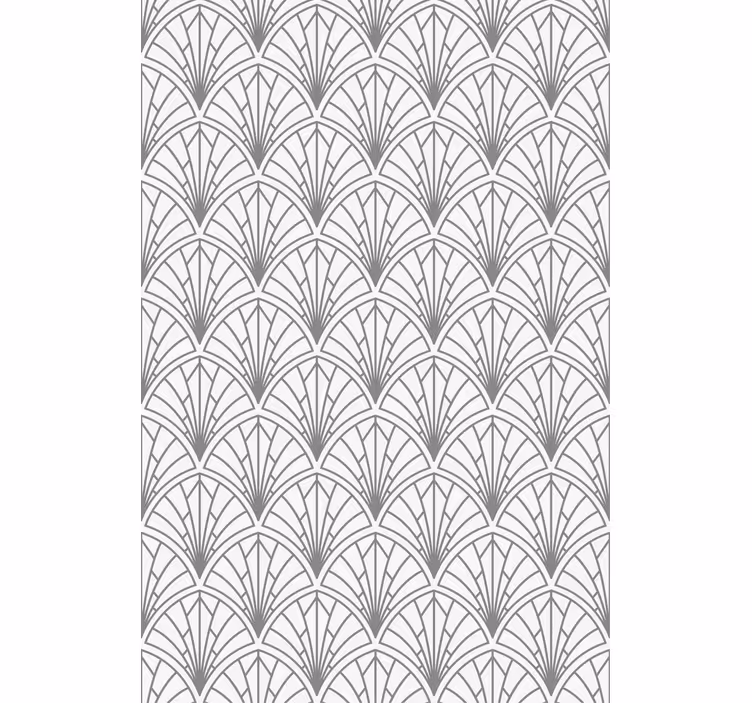Fenster Rollo Elegant art déco graues muster - TenStickers