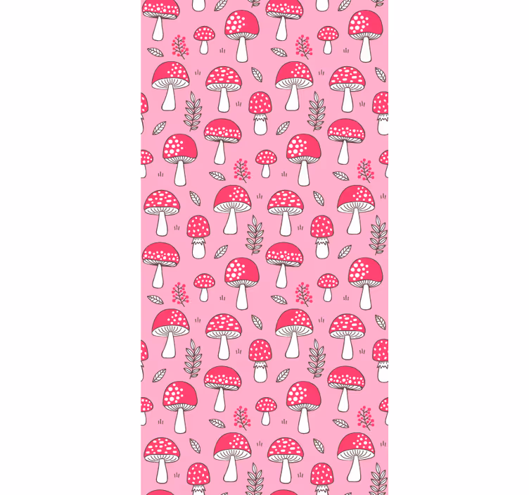 Rollo Fenster Blumen und Pflanzen pilzmuster - TenStickers