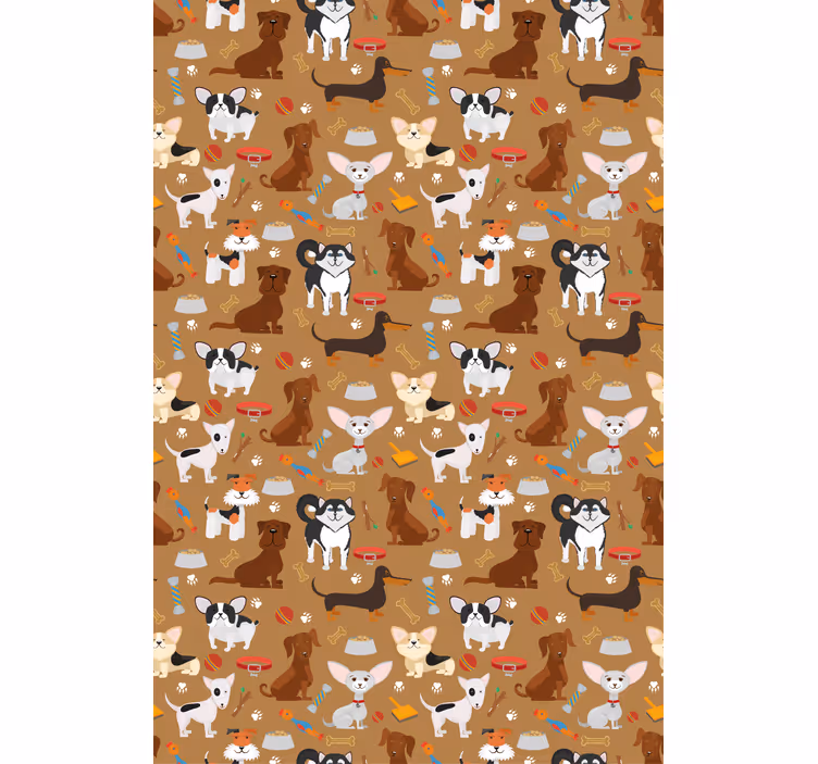 Kind Rollos Verschiedene süße hundemuster - TenStickers