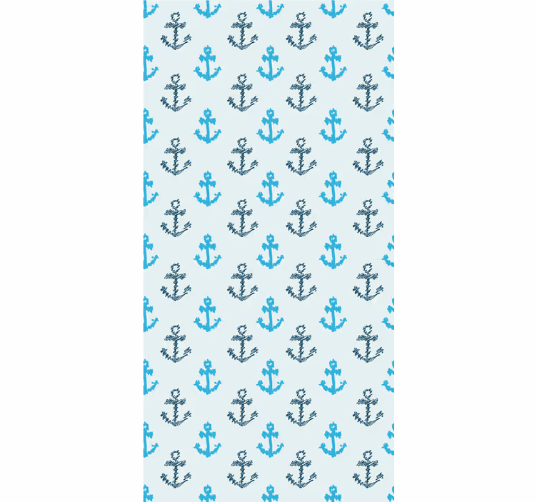 Weitere Fenster Rollos anker muster design - TenStickers