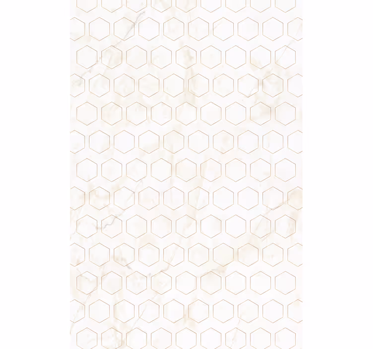 Rollo fenster muster geometrisches sechseckmuster - TenStickers