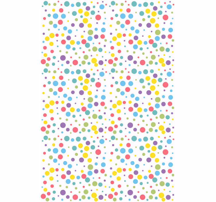Rollo modern Buntes tupfenmuster - TenStickers