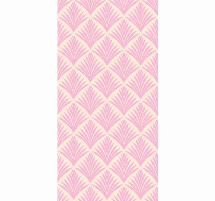 Rollo Fenster Blumen und Pflanzen elegantes palmenmuster - TenStickers