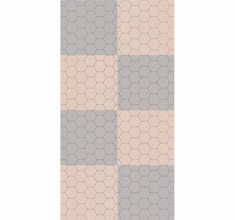 Fenster Rollo Elegant sechseck-musterblöcke - TenStickers
