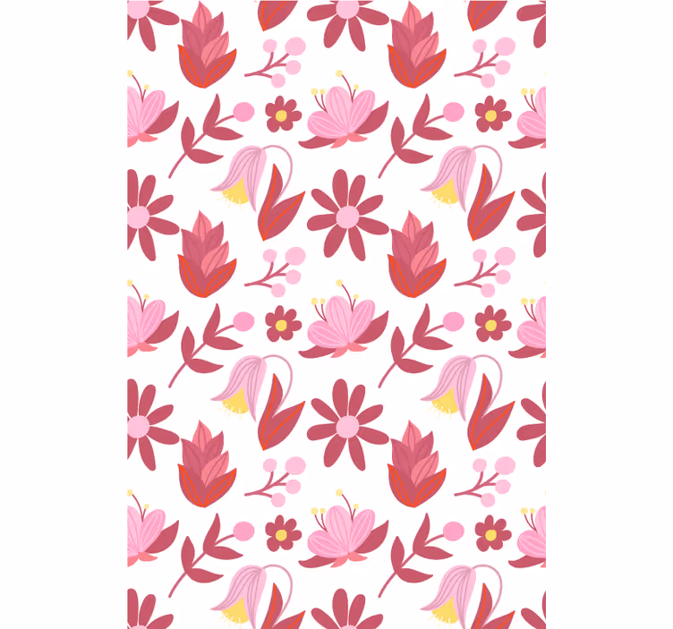 Rollo Fenster Blumen und Pflanzen blumenarrangement-muster - TenStickers