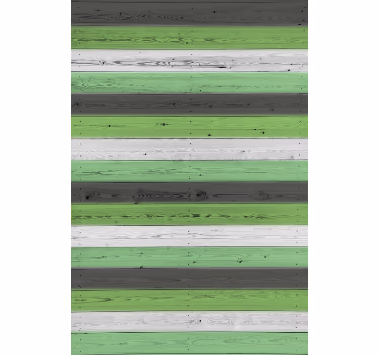Rollo Fenster Muster grünes streifenmuster - TenStickers