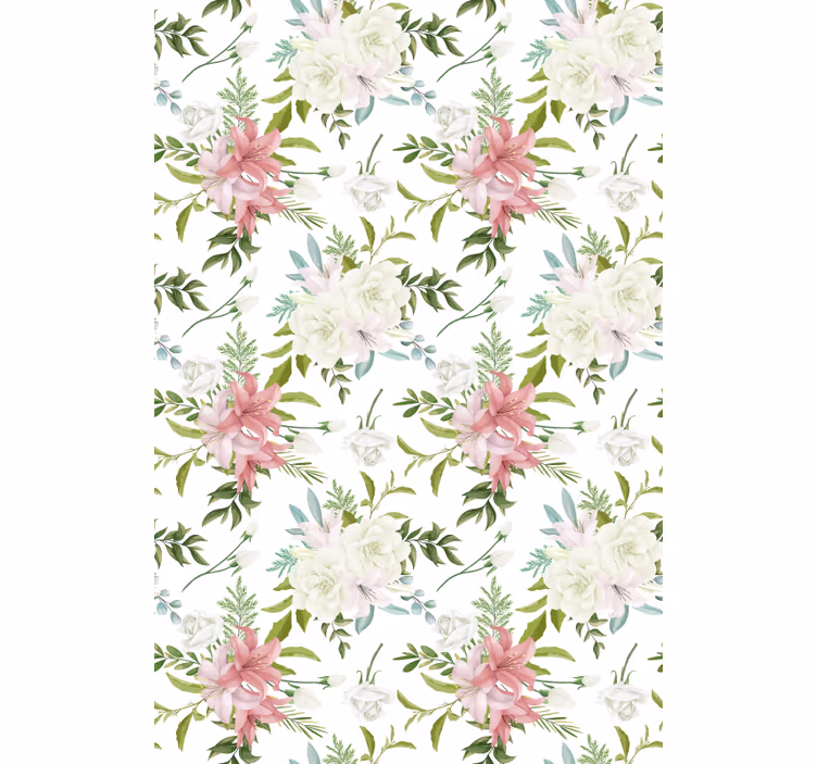 Fenster Rollo Elegant einfaches blumenarrangement - TenStickers