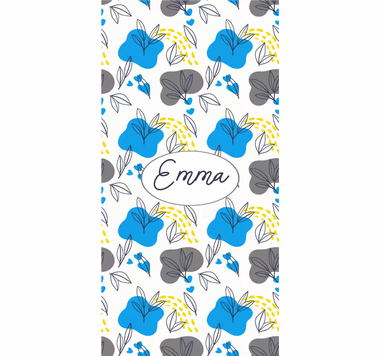 Rollo fenster blumen und pflanzen individueller blumennamen - TenStickers