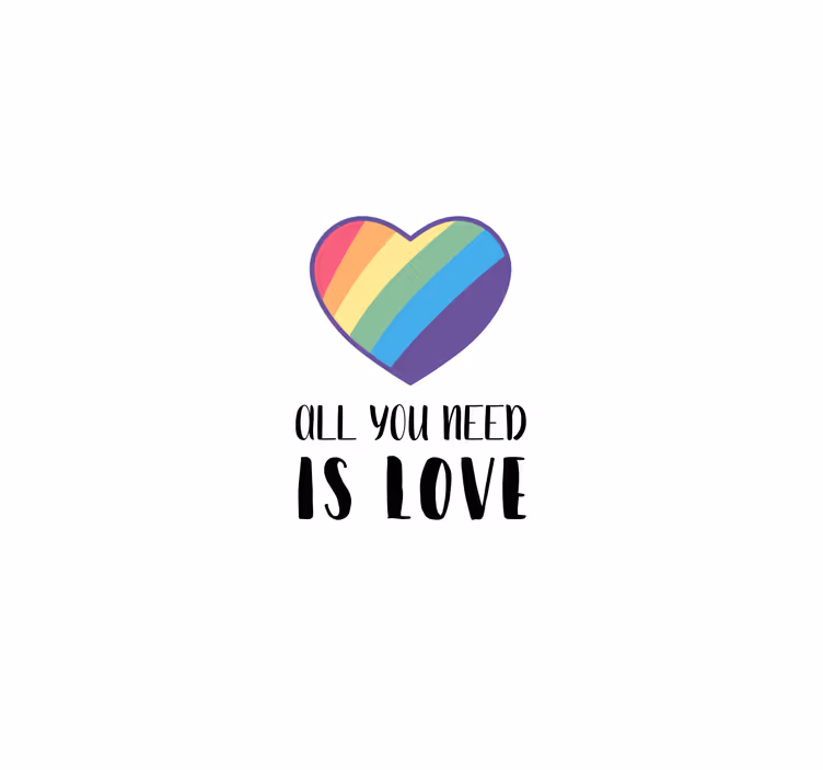 Rollo Fenster Sprüche alles was du brauchst ist liebe - TenStickers