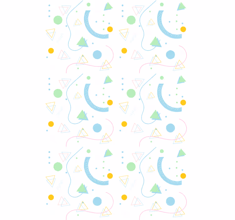 Fenster rollo modern geometrische formen muster - TenStickers