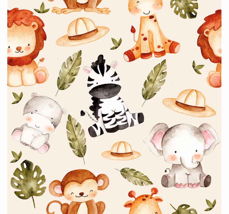 Kind Rollos Beige safari - TenStickers
