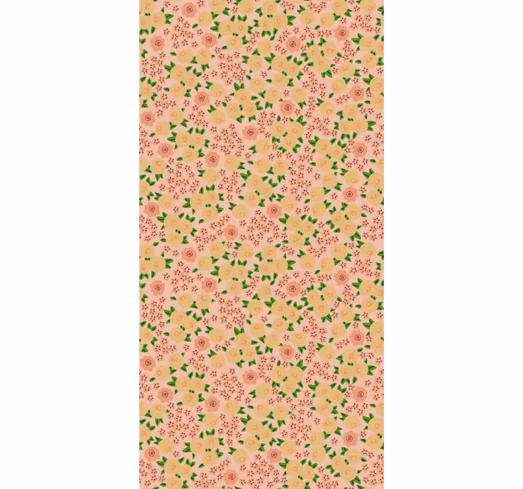 Rollo für Küche blumenmuster blüte - TenStickers