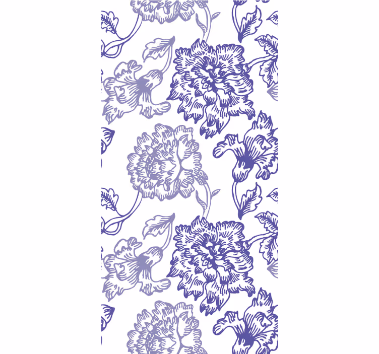 Rollo Fenster Blumen und Pflanzen elegantes blumenthema - TenStickers