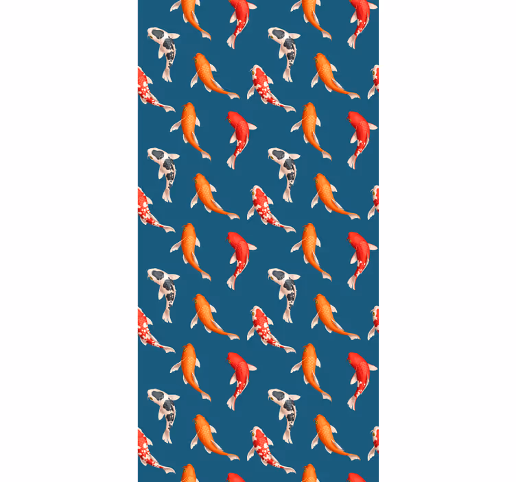 Rollo Fenster Tiere koi-fisch-muster - TenStickers
