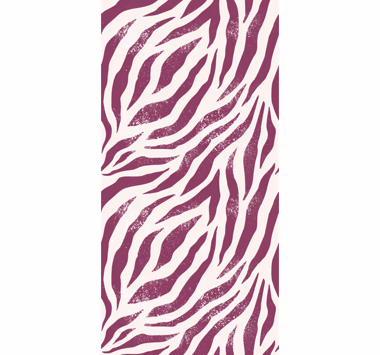 Rollo Fenster mit Tieren zebrastreifen-thema - TenStickers