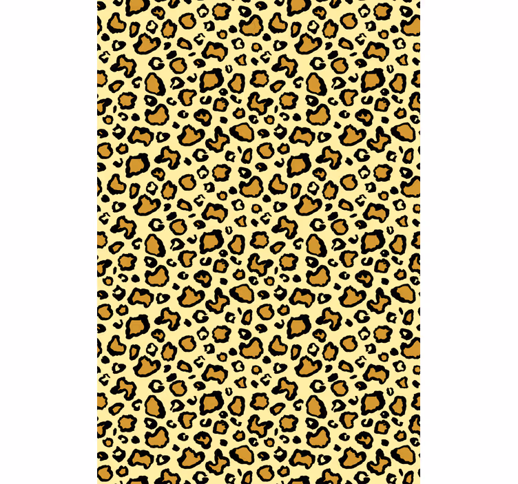 Rollo Fenster mit Tieren leopardenflecken-thema - TenStickers