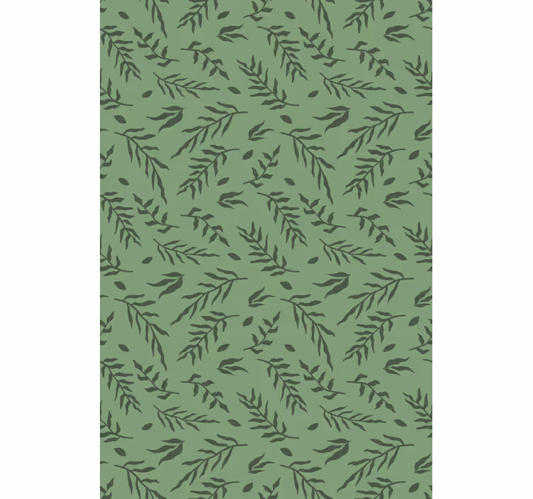 Rollo Fenster Blumen und Pflanzen blattmusterdetail - TenStickers