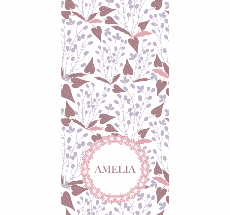Rollo fenster blumen und pflanzen mit blumenmuster - TenStickers