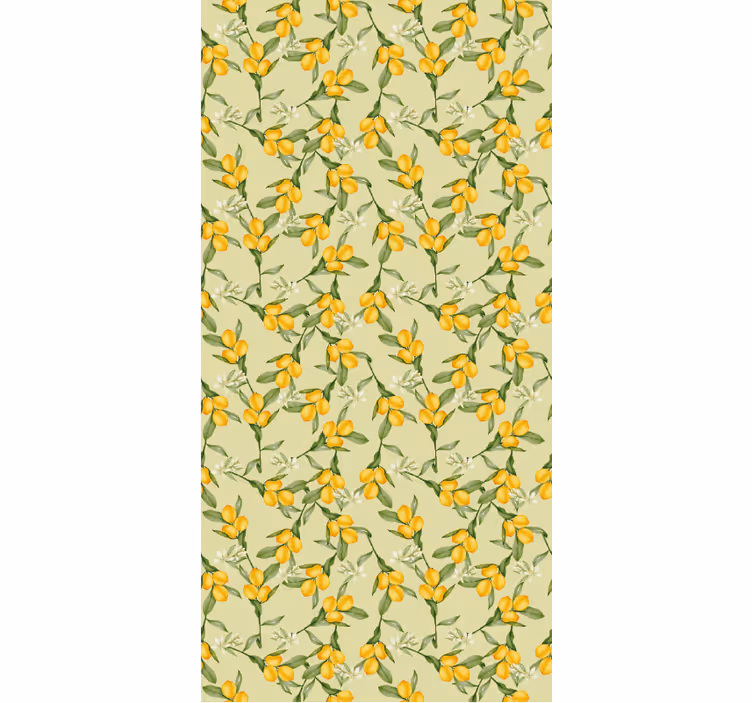 Küchenfenster  Rollo mit  sommerzitronenmuster - TenStickers