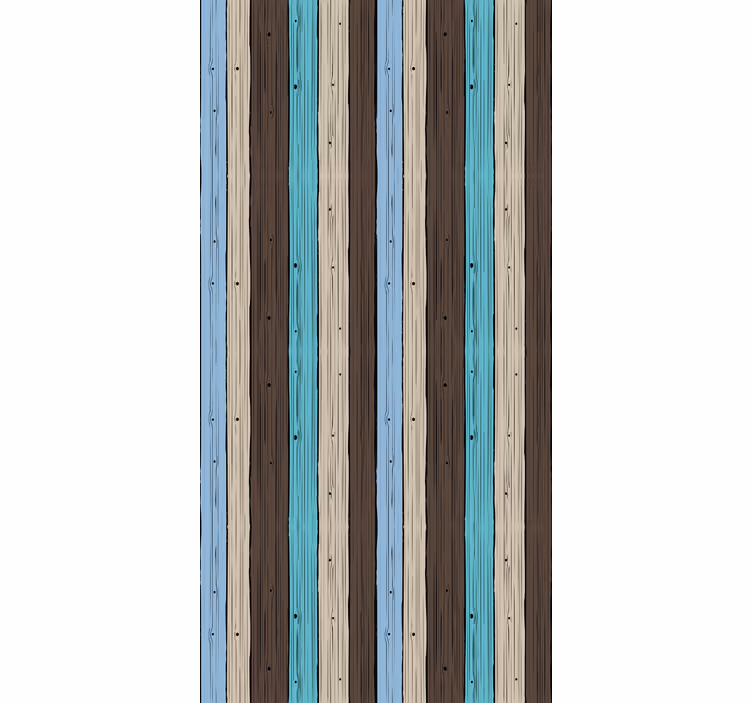 Rollo Fenster Muster holz-streifenmuster - TenStickers