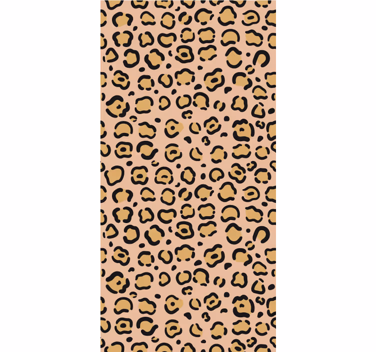 Rollo Fenster mit Tieren leopardenfell-motiv - TenStickers