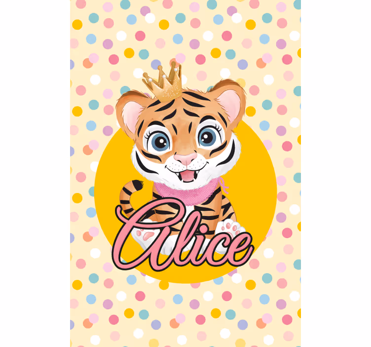 Rollo Fenster Kinderzimmer benutzerdefinierter babytiger - TenStickers