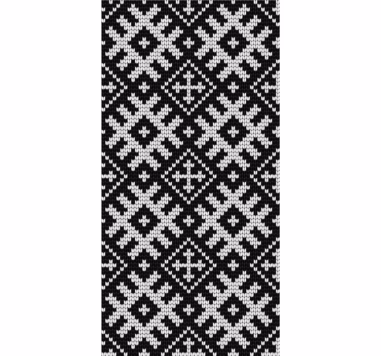 Fenster Rollo modern geometrisches muster handwerk - TenStickers