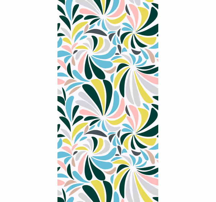 Rollo Fenster Blumen und Pflanzen stilvolles blumenmuster - TenStickers