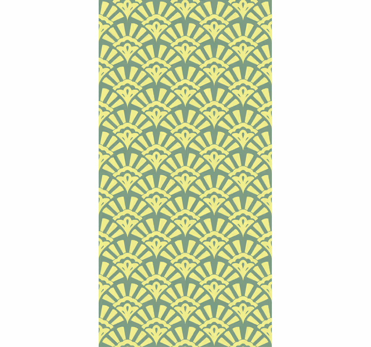 Rollo Fenster Muster elegantes blattthema - TenStickers